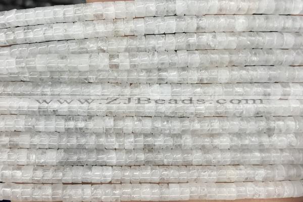 ROND04 15 inches 2*4mm heishi jade gemstone beads