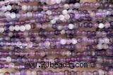 AMET06 15 inches 4mm round amethyst gemstone beads