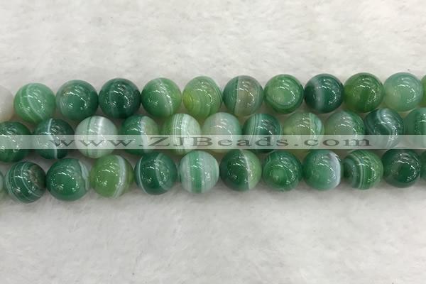 CAA2005 15.5 inches 14mm round banded agate gemstone beads