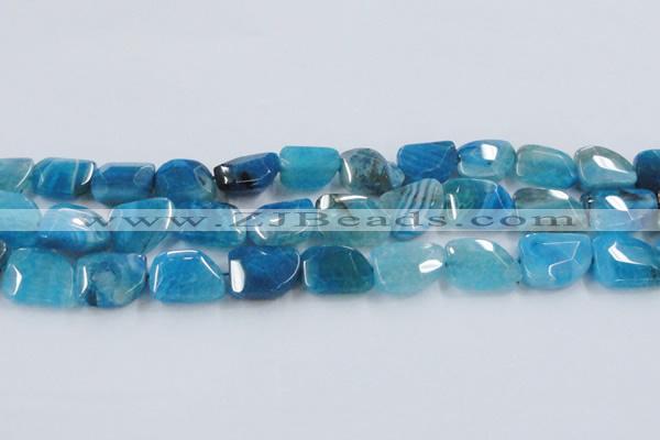 CAG8504 15.5 inches 15*20mm - 18*25mm freeform dragon veins agate beads