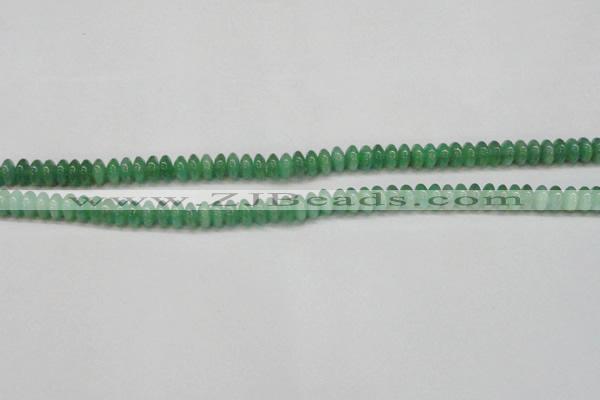 CAJ629 15.5 inches 4*8mm rondelle green aventurine beads