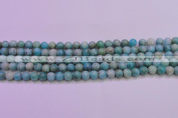 CAM1252 15.5 inches 8mm round natural Russian amazonite beads