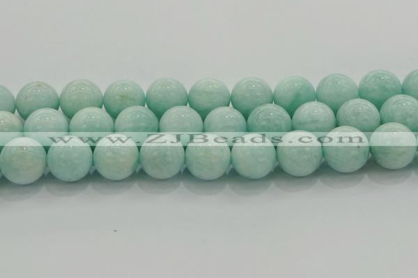 CAM1506 15.5 inches 16mm round natural peru amazonite beads