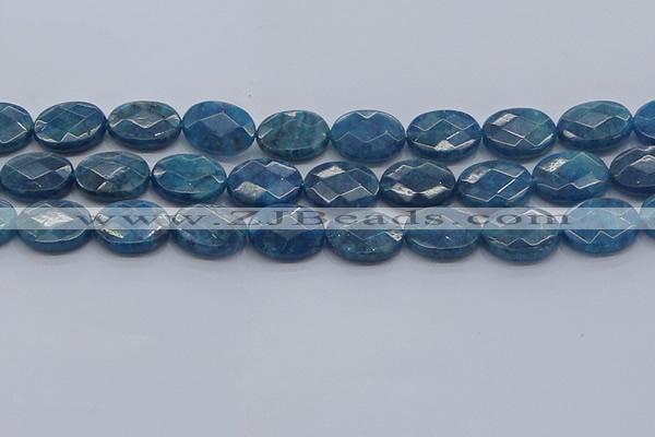 CAP392 15.5 inches 13*18mm faceted oval apatite gemstone beads