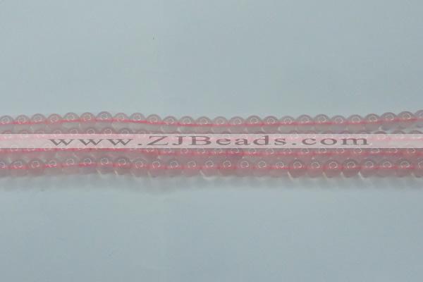 CBC301 15.5 inches 6mm round pink chalcedony beads wholesale