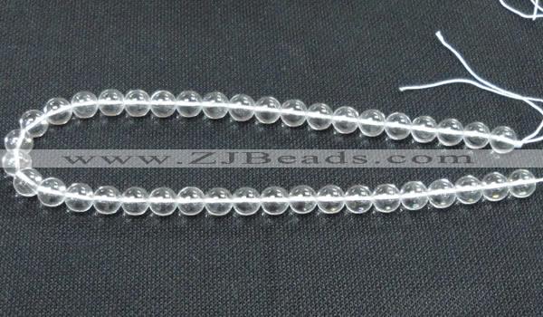 CCC279 15.5 inches 12mm round A grade natural white crystal beads