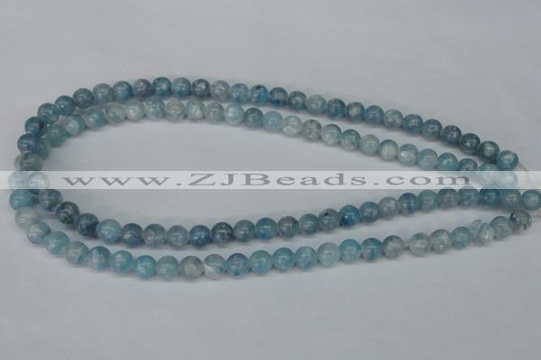 CCE51 15.5 inches 8mm round dyed natural celestite gemstone beads