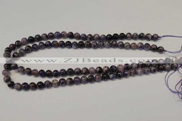 CCG26 15.5 inches 8mm round natural charoite gemstone beads