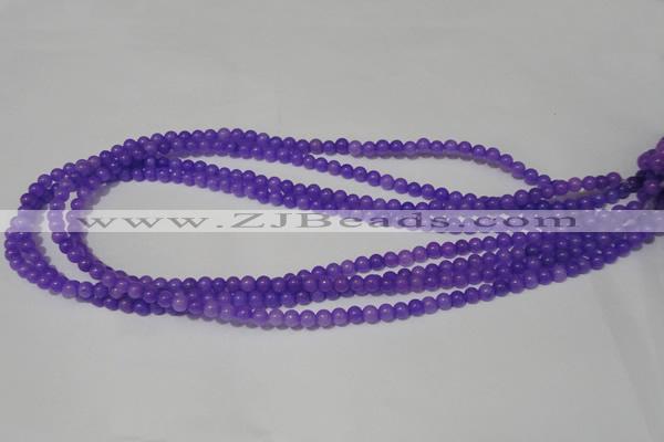 CCN09 15.5 inches 4mm round candy jade beads wholesale