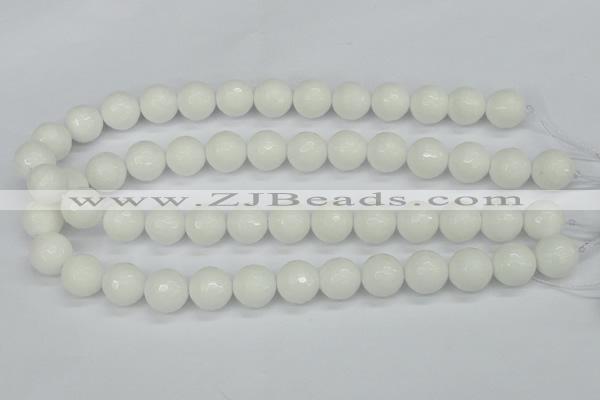 CCN1805 15 inches 14mm faceted round candy jade beads wholesale