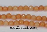 CCN1820 15 inches 4mm faceted round candy jade beads wholesale