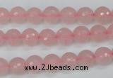 CCN1852 15 inches 8mm faceted round candy jade beads wholesale