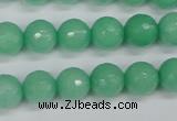 CCN1883 15 inches 10mm faceted round candy jade beads wholesale