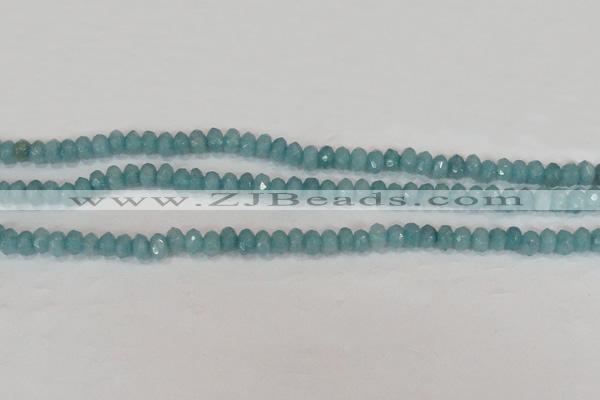 CCN2000 15 inches 3*5mm faceted rondelle candy jade beads wholesale