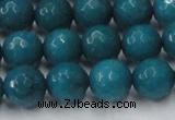 CCN2047 15 inches 12mm faceted round candy jade beads wholesale