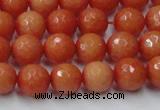 CCN2052 15 inches 8mm faceted round candy jade beads wholesale