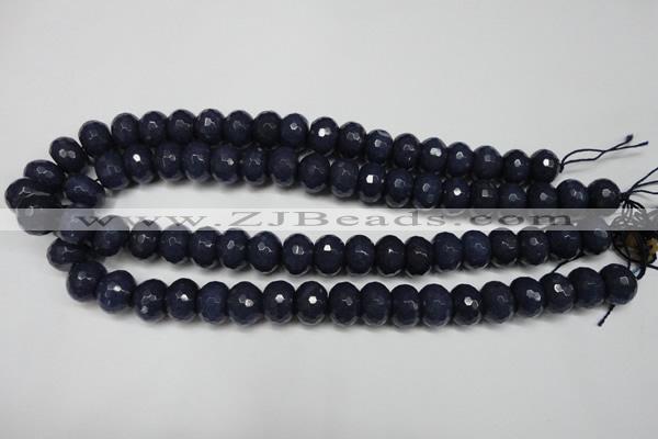 CCN2116 15.5 inches 10*14mm faceted rondelle candy jade beads