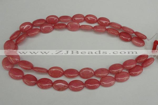 CCN2222 15.5 inches 13*18mm oval candy jade beads wholesale