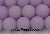 CCN2401 15.5 inches 4mm round matte candy jade beads wholesale