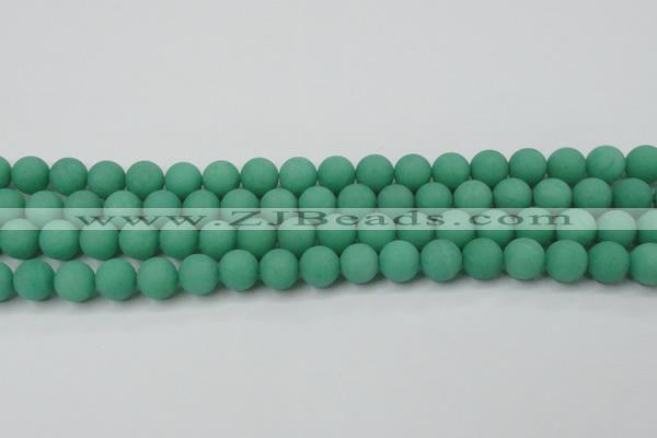 CCN2470 15.5 inches 10mm round matte candy jade beads wholesale