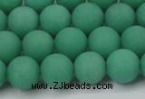 CCN2490 15.5 inches 12mm round matte candy jade beads wholesale