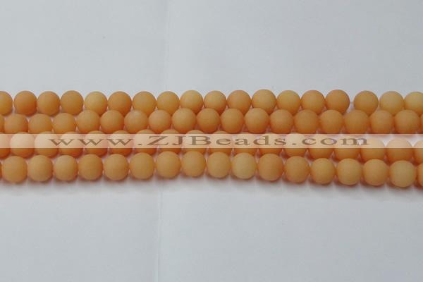 CCN2518 15.5 inches 10mm round matte candy jade beads wholesale