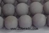 CCN2584 15.5 inches 12mm round matte candy jade beads wholesale