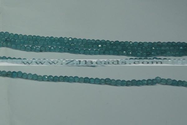 CCN2802 15.5 inches 2mm tiny faceted round candy jade beads