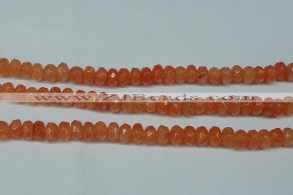 CCN2872 15.5 inches 5*8mm faceted rondelle candy jade beads