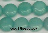 CCN3822 15.5 inches 14mm flat round candy jade beads wholesale