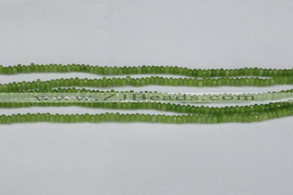 CCN4108 15.5 inches 2*4mm faceted rondelle candy jade beads