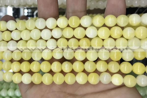 CCN5347 15 inches 8mm round candy jade beads Wholesale