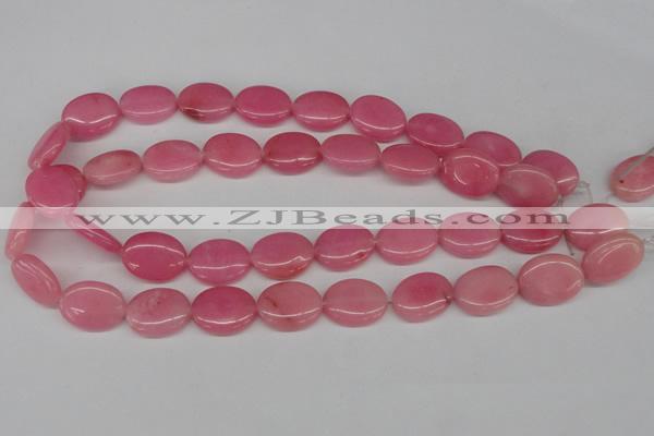 CCN536 15.5 inches 15*20mm oval candy jade beads wholesale