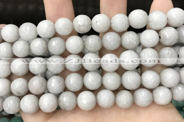 CCN5764 15 inches 10mm faceted round candy jade beads