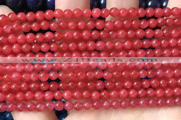 CCN6025 15.5 inches 4mm round candy jade beads Wholesale