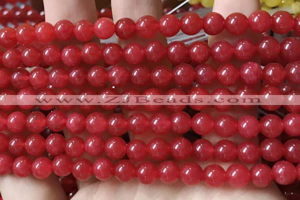 CCN6060 15.5 inches 6mm round candy jade beads Wholesale