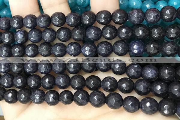 CCN6300 15.5 inches 8mm faceted round candy jade beads Wholesale