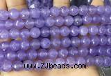 CCN6355 6mm, 8mm, 10mm, 12mm & 14mm faceted round candy jade beads