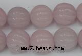 CCN676 15.5 inches 16mm carved round candy jade beads wholesale