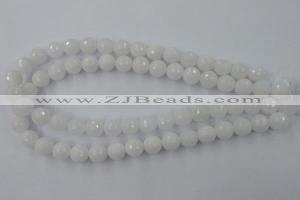 CCN751 15.5 inches 4mm faceted round candy jade beads wholesale