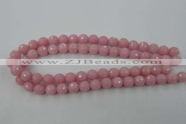 CCN769 15.5 inches 6mm faceted round candy jade beads wholesale