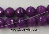 CCN779 15.5 inches 6mm faceted round candy jade beads wholesale