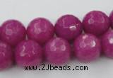 CCN840 15.5 inches 14mm faceted round candy jade beads wholesale