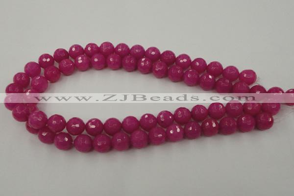 CCN856 15.5 inches 16mm faceted round candy jade beads