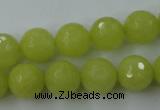 CCN862 15.5 inches 16mm faceted round candy jade beads