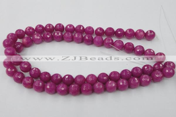 CCN891 15.5 inches 20mm faceted round candy jade beads