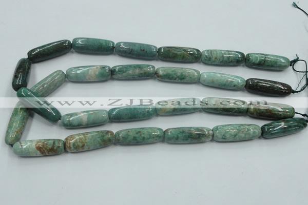 CDB09 15.5 inches 10*30mm cylinder natural new dragon blood jasper beads