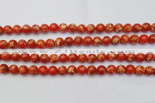 CDE2004 15.5 inches 12mm round dyed sea sediment jasper beads