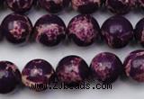 CDE2048 15.5 inches 12mm round dyed sea sediment jasper beads