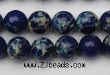 CDE2091 15.5 inches 10mm round dyed sea sediment jasper beads